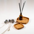 Solid Oak Catch-All Tray – Minimalist Jewelry & Key Organizer