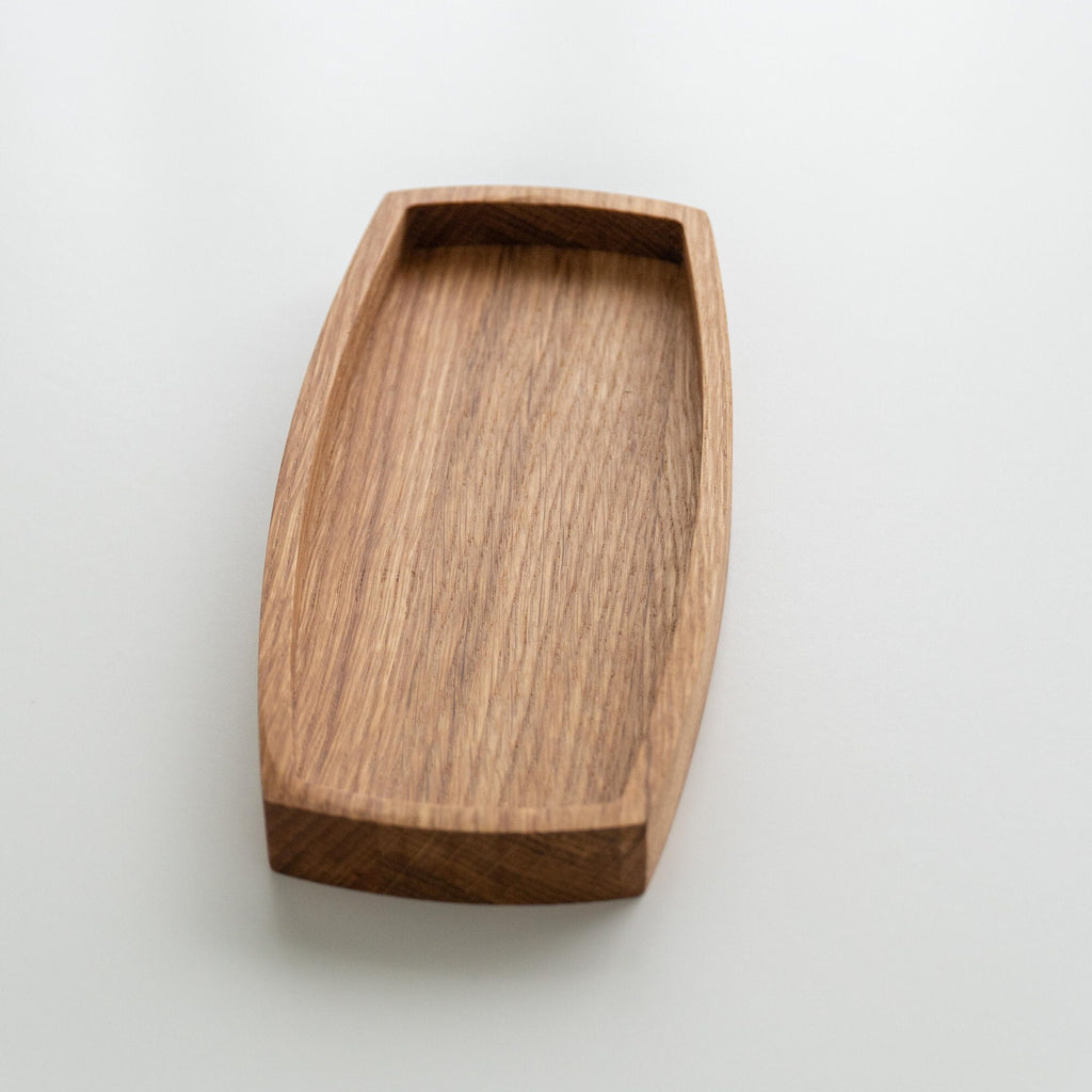 Oak Tray – Minimalist Wooden Organizer for Desk, Keys & Jewelry