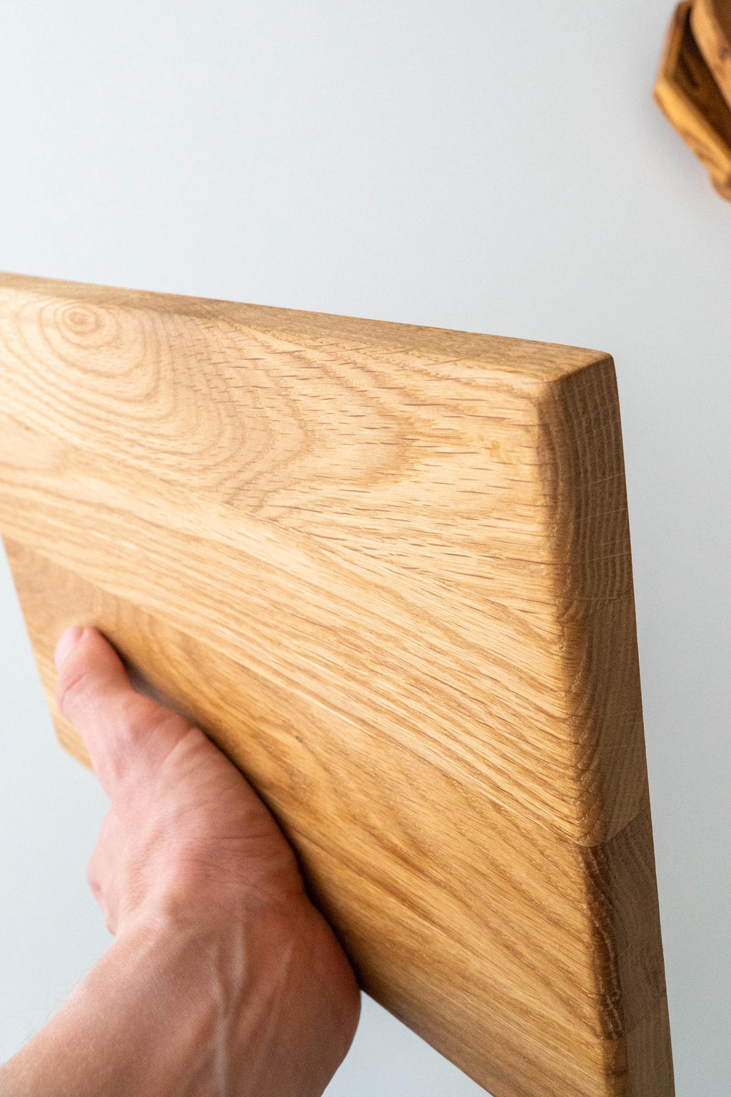Oak Cutting Board – Solid Wood Chopping Board with Rounded Edges
