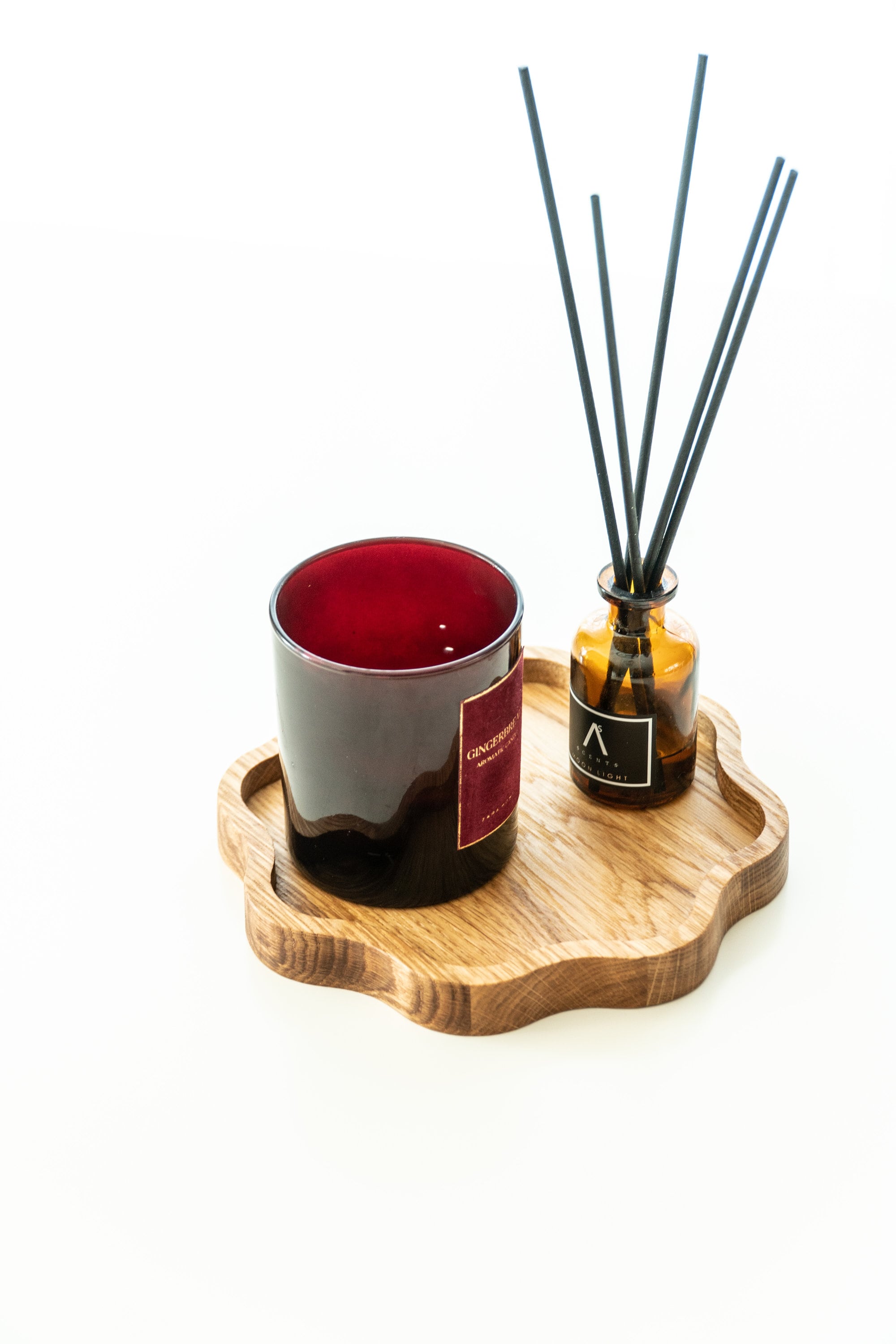 Oak Catchall Tray: Rustic Hardwood Organizer, Modern Design
