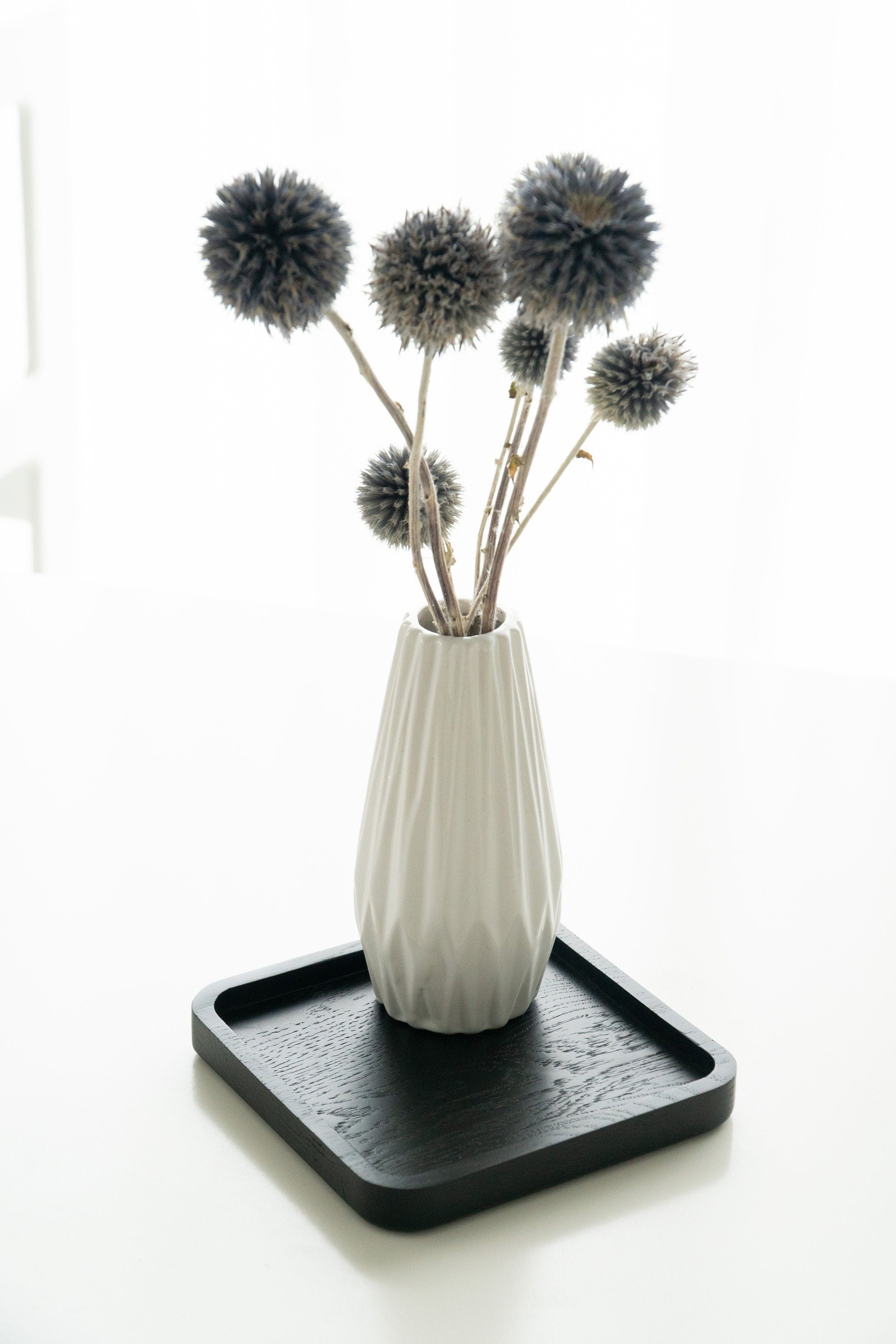 Black Oak Handmade Tray: Modern Valet Tray