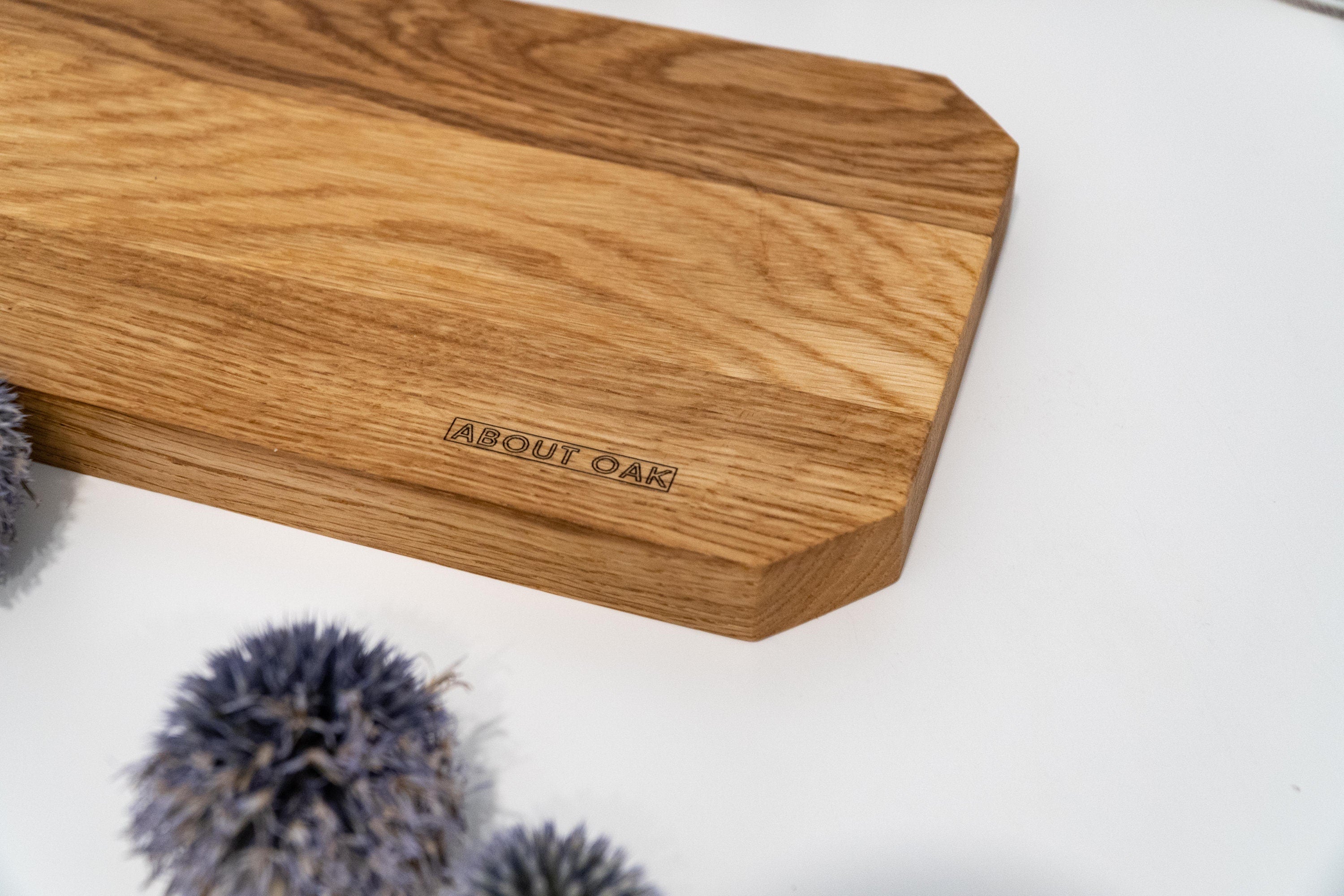 Solid Oak Valet Tray: Home Office Pen & Jewelry Organizer
