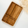 Solid Oak Valet Tray: Home Office Pen & Jewelry Organizer