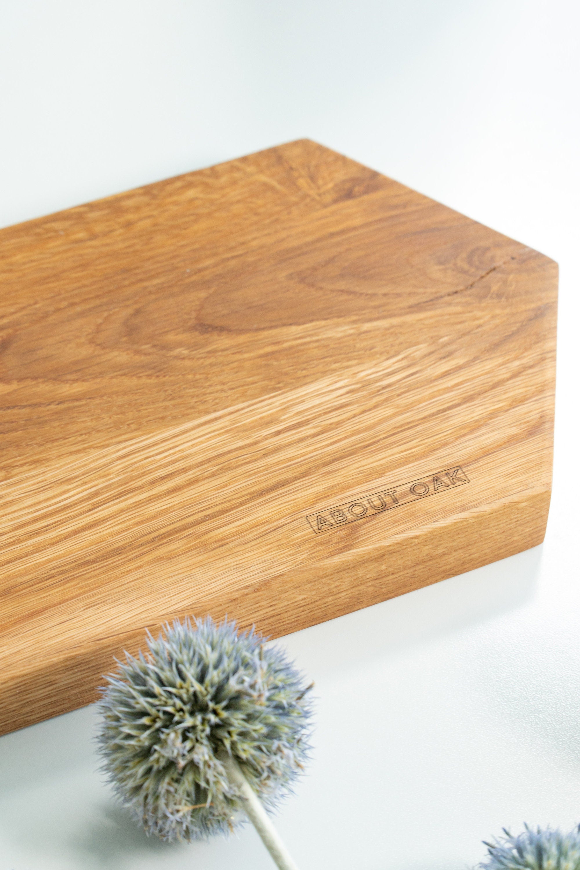 Oak Wood Desk Tray: Modern Office Accessories Organizer (15 x 22 cm)