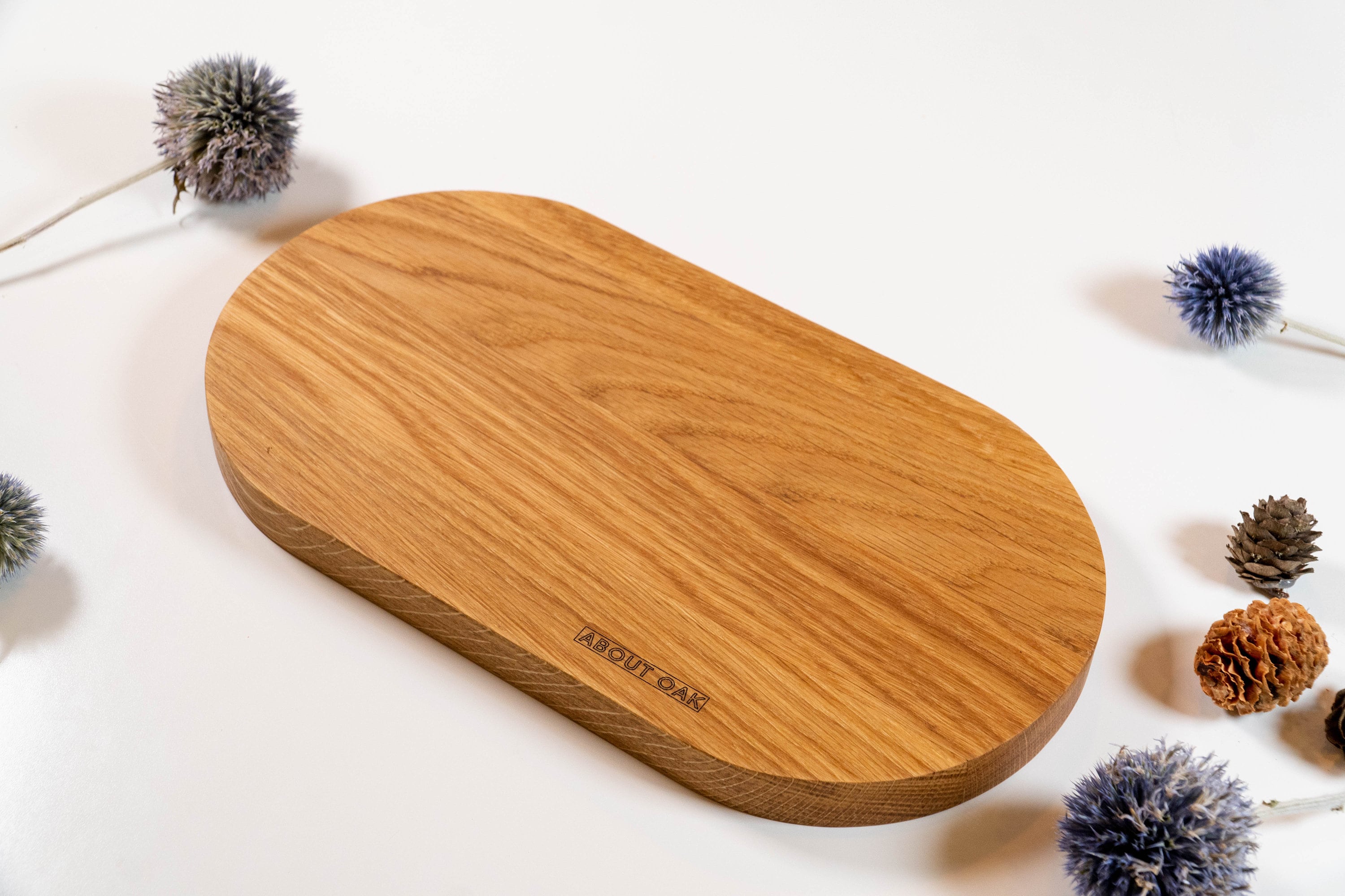 Oak Serving Tray – Minimalist Wooden Tray for Coffee, Decor & Organization