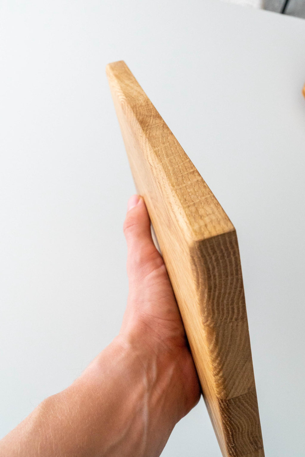 Oak Cutting Board – Solid Wood Chopping Board with Rounded Edges