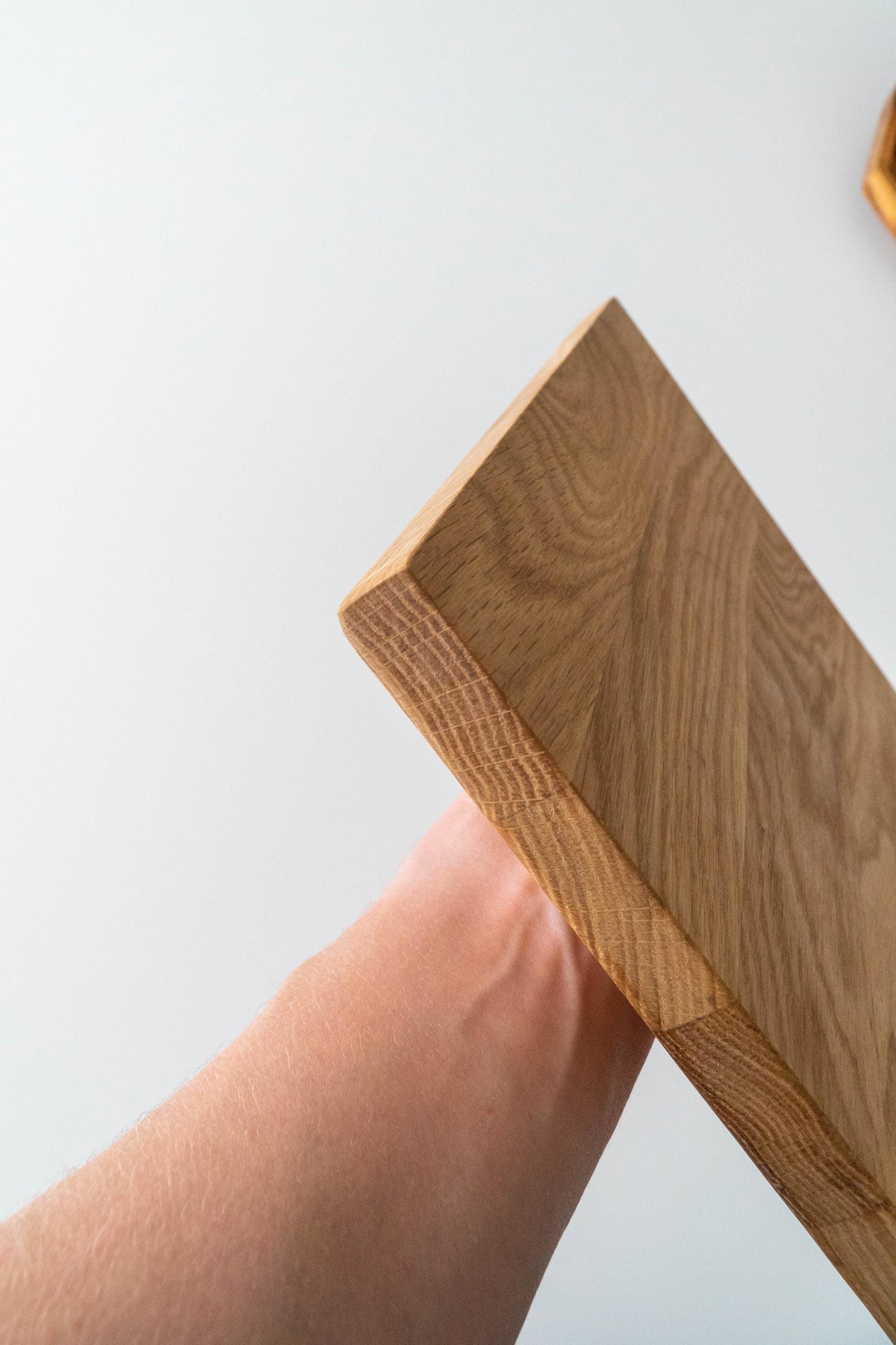 Oak Cutting Board – Solid Wood Chopping Board with Rounded Edges